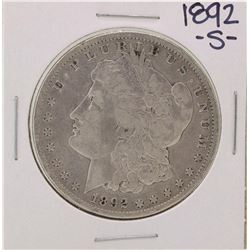 1892-S $1 Morgan Silver Dollar Coin