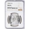 Image 1 : 1904-O $1 Morgan Silver Dollar Coin NGC MS65+
