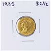 Image 1 : 1925-D $2 1/2 Indian Head Quarter Eagle Gold Coin