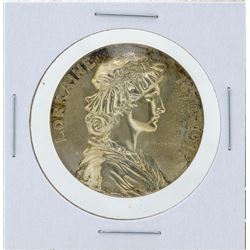 WWI France WWI "French Women" Series Medal Lorraine