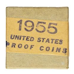 Original Unopened 1955 (5) Coin Proof Set in Sealed Box