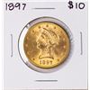 Image 1 : 1897 $10 Liberty Head Eagle Gold Coin