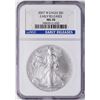 Image 1 : 2007-W $1 American Silver Eagle Coin NGC MS70 Early Releases