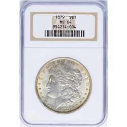 1879 $1 Morgan Silver Dollar Coin NGC MS64