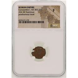 Constantine l 307-337 AD Ancient Roman Empire Coin NGC F