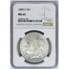 Image 1 : 1880-S $1 Morgan Silver Dollar Coin NGC MS63