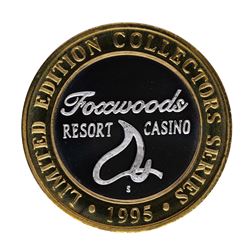 .999 Silver Foxwoods Resort Rhode Islands Casino $10 Limited Edition Gaming Toke