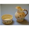 Image 1 : Set - Irish Belleek Creamer and Sugar shamrock    
