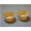 Image 1 : 2 Irish Belleek Salt Buckets   brown mark 