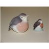 Image 1 : 2 Royal Copenhagen Robins   2238, 2266 