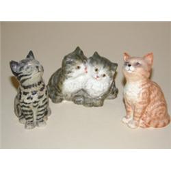 3 Beswick Cats    