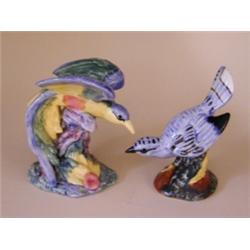 2 Stangl Birds - Blue Jay & Exotic Bird    