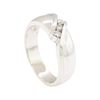 Image 4 : 0.20 ctw Diamond Ring - 14KT White Gold