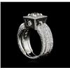 Image 4 : 1.80 ctw Diamond Ring - 18KT White Gold