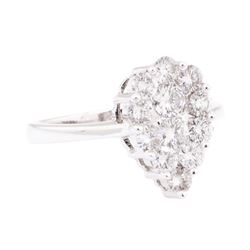 0.93 ctw Diamond Ring - 14KT White Gold