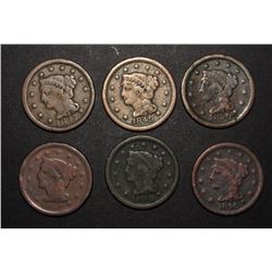 6-LARGE CENTS