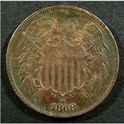 1868 TWO CENT PIECE