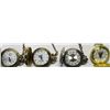 Image 1 : 4 COMMEM POCKET WATCHES; STATUE