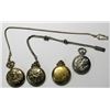Image 2 : 4-POCKET WATCHES w/HUNTING THEME CASES