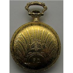 GENEVA 17 jewel GOLD TONE POCKETWATCH