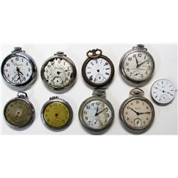 8 - LESSER CONDITION POCKET WATCHES
