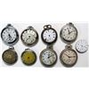 Image 1 : 8 - LESSER CONDITION POCKET WATCHES