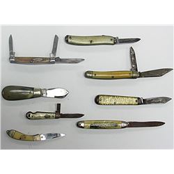 8- VINTAGE BONE/ IVORY HANDLE POCKET