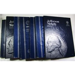7 JEFFERSON NICKEL ALBUMS  1938-1961