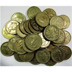 LOT of UNSEARCHED ENGLISH 1 POUND