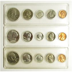 1962, 1963, 1964 U.S. AU/UNC YEAR SETS
