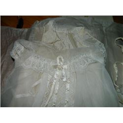 CHRISTENING / BAPTISM GOWN - INCLUDES HAT & UNDER LAYER