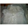 Image 1 : CHRISTENING / BAPTISM GOWN - INCLUDES HAT & UNDER LAYER