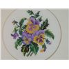 Image 2 : FRAMED PETTI POINT - PANSIES - PURPLE, YELLOW