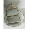 Image 1 : MIRROR - COMPACT DOUBLE MIRROR IN METAL CASE - CLOSED 83MM X 60MM