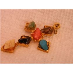 PENDANT - CROSS WITH GEMSTONES