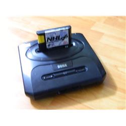 SEGA GENISIS CONSOLE WITH GAME - NO CORDS - UNTESTED