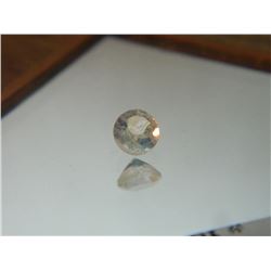 GEMSTONE - WHITE TOPAZ - ROUND FACETED - 5.1 X 3.6mm
