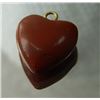 Image 1 : HEART AGATE PENDANT - 13mm