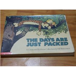 BOOK - THE CALVIN AND HOBBES - THE DAYS ARE JUST PACKED