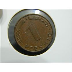 COIN - BUNDESREPUBLIK DEUTSCHLAND - 1 PFENNIG - 1950