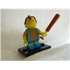 Image 1 : LEGO MINI FIGURE - BART SIMPSON FIGURE - WITH STAND & BASEBALL BAT
