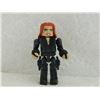 Image 1 : MINI FIGURE - BLACK - WITH 2 GUNS & HOLSTERS