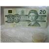 Image 1 : PAPER NOTE - CANADA - $20 - 1991