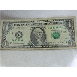 PAPER NOTE - USA - $1 - 1995  - as-is