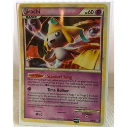 POKEMON COLLECTOR CARD IN PROTECTIVE SLEEVE - JIRACHI BASIC HOLO - 1/95