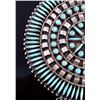 Image 6 : Navajo Sterling Petit Point Turquoise Brooch