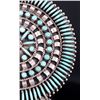 Image 7 : Navajo Sterling Petit Point Turquoise Brooch