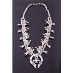 Navajo Sand Cast Sterling Squash Blossom