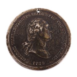 1789 George Washington Indian Peace Medal - Silver