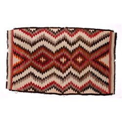 Navajo Old Crystal Eye Dazzler Trade Rug c. 1900